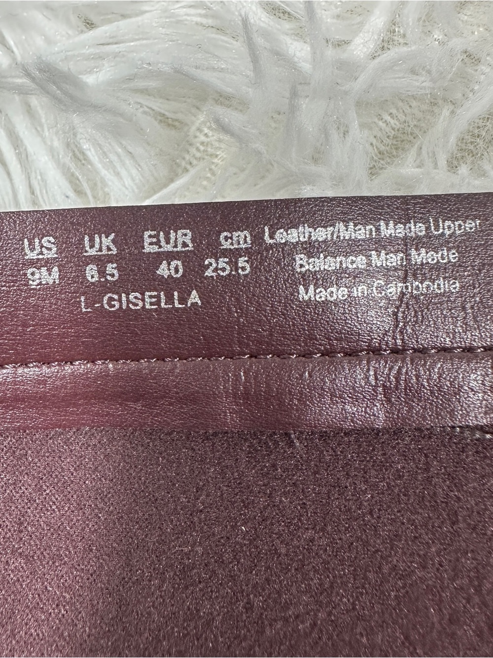 Franco Sarto Gisella Knee High Boots Burgundy Leather Low Heel Side Zip Size 9M - Picture 12 of 15
